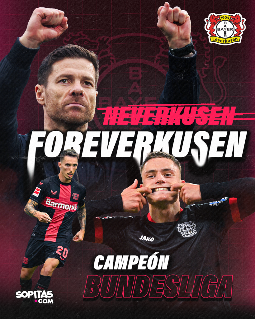 Bayern Leverkusen, campeón de la Bundesliga