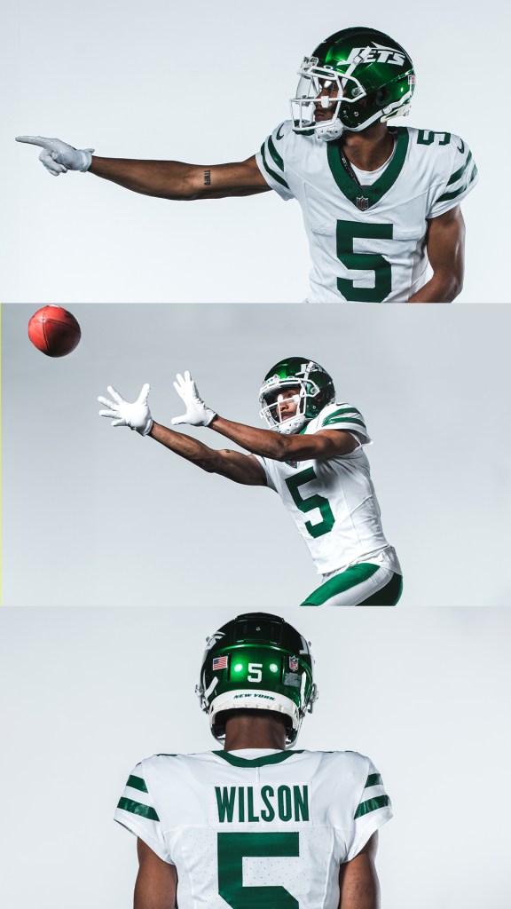 Los uniformes y sus combinaciones con los Jets