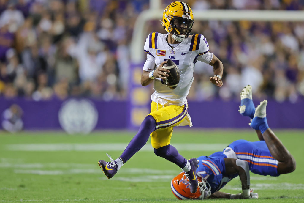 Jayden Daniels encontró en LSU la sonrisa perdida