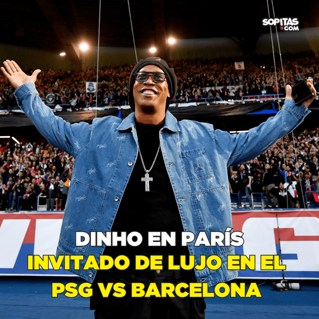 Dinho en París y la magia no faltó