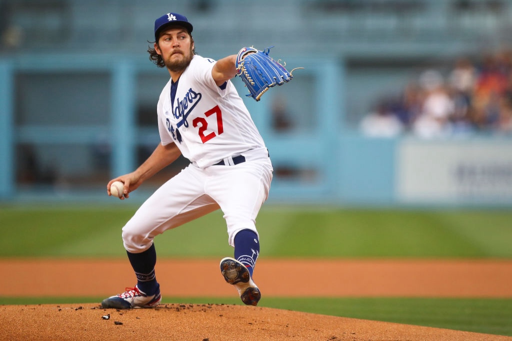 Trevor Bauer con los Dodgers