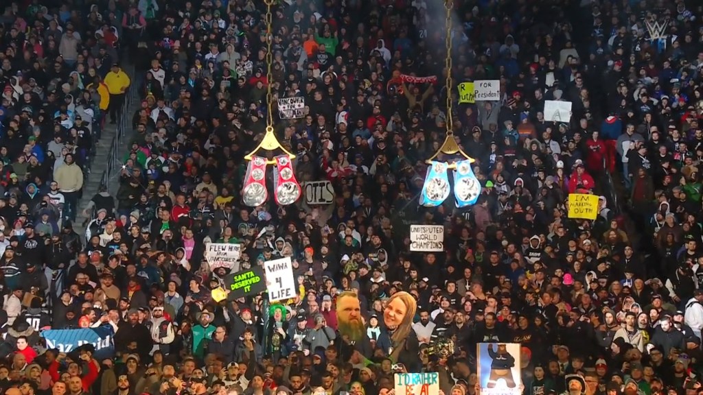 Separación de los títulos en pareja en Wrestlemania 40