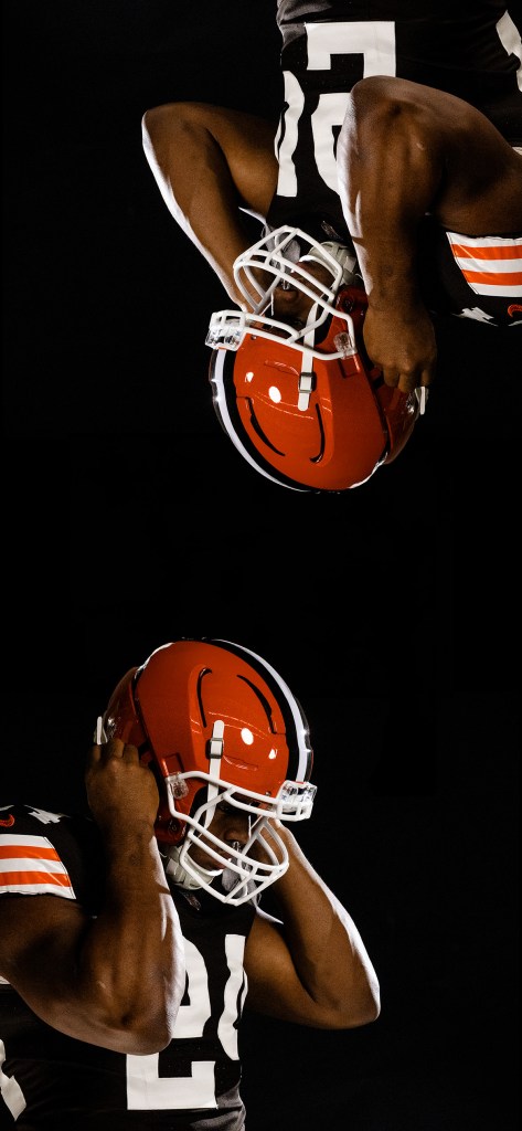 El nuevo casco de los Browns