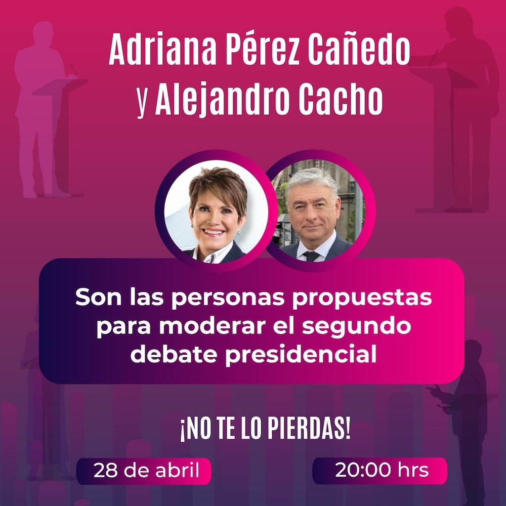 Segundo Debate Presidencial: Dónde y cuándo verlo