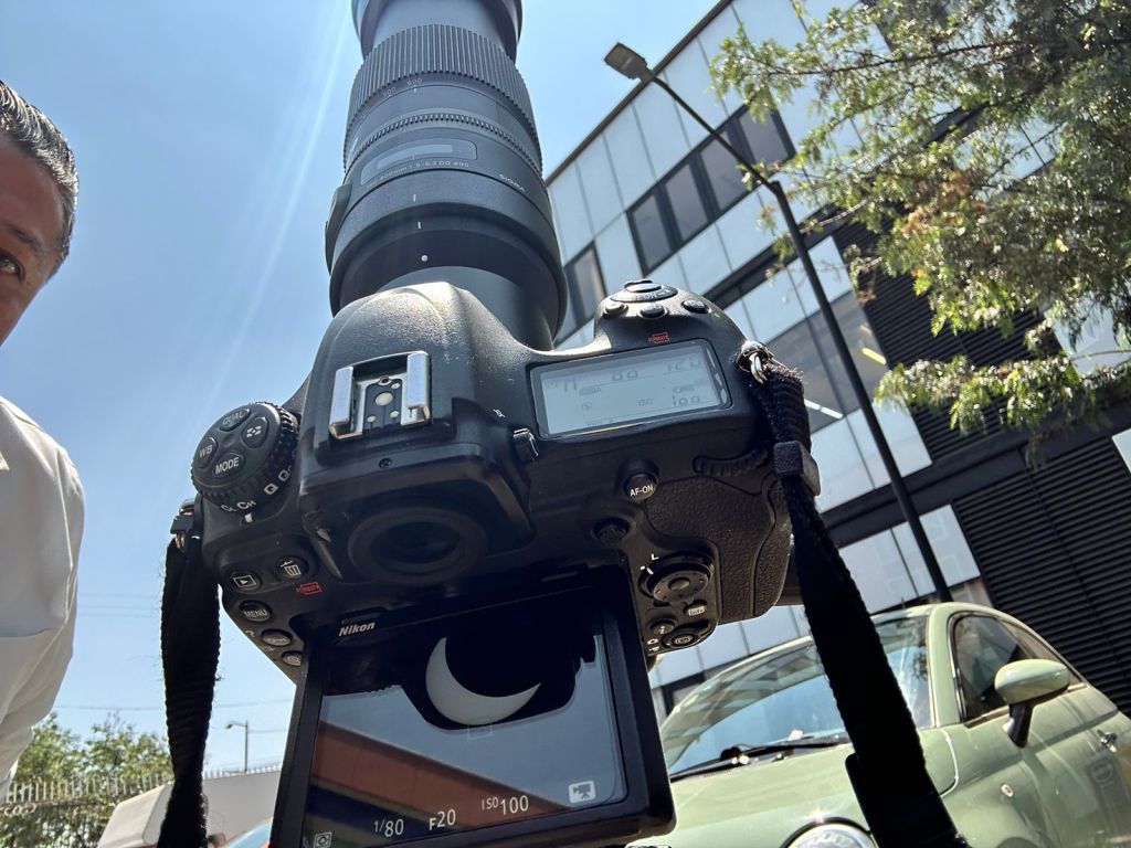 Ciudad Universitaria fue el observatorio científico excepcional para observar el Eclipse de Sol - 253-10-1024x768