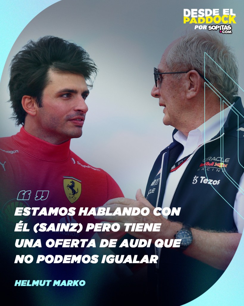 Helmut Marko sobre Carlos Sainz en Red Bull