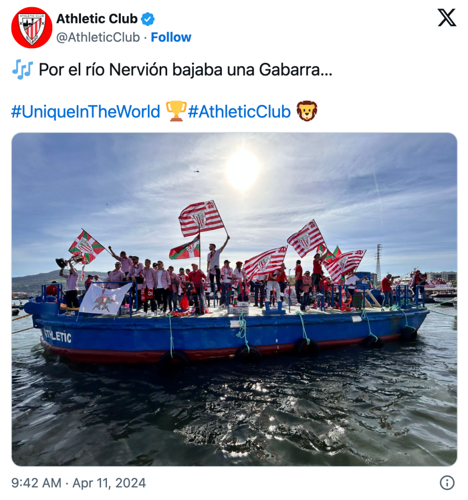 La historia y origen de la gabarra del Athletic Club de Bilbao