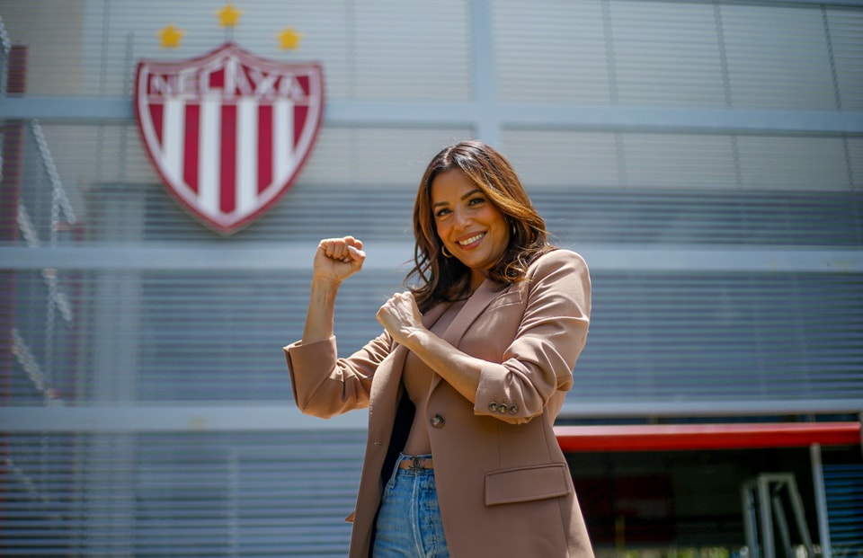 Eva Longoria, accionista del Necaxa