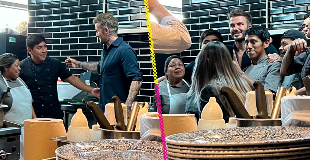 ¿Y qué comió? El gran gesto de David Beckham con meseros y cocineros en Monterrey