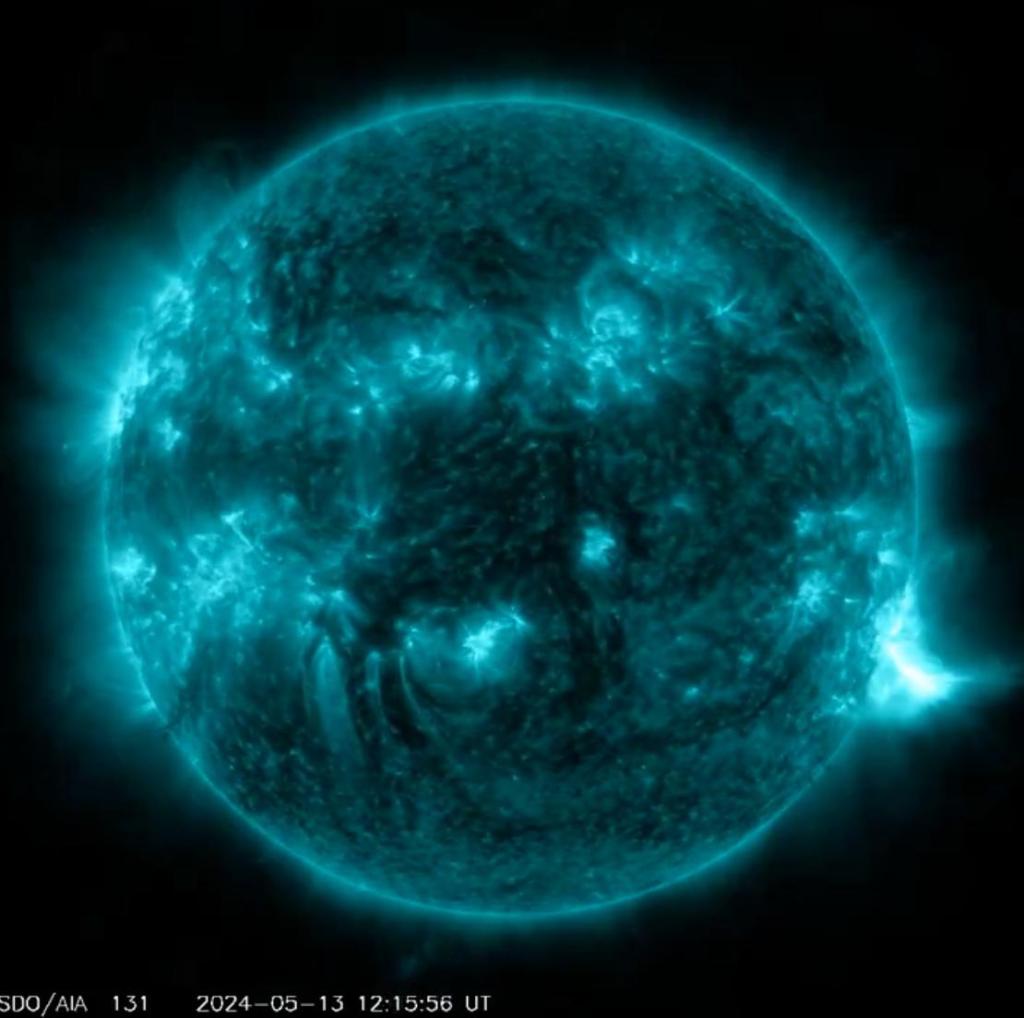 Así las llamaradas solares registradas