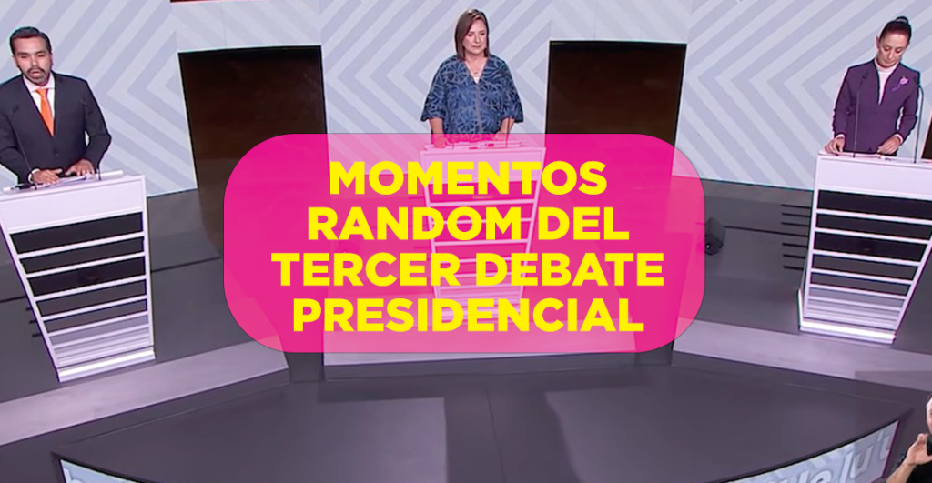 10 momentos del tercer debate presidencial 2024.