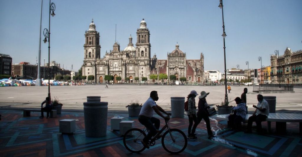 Actividades de la Primera Caminata por el Zócalo Peatonal de la CDMX.