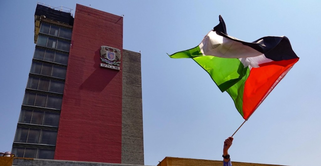 Las movilizaciones en la UNAM en favor de Palestina.