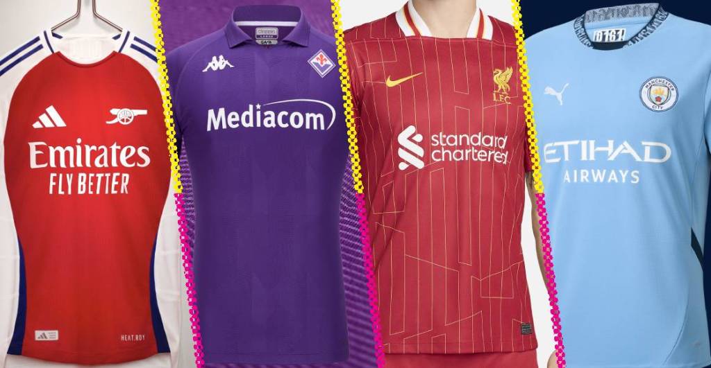 Los jerseys oficiales para la temporada 2024-2025 en Europa