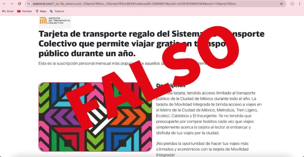 Cómo funciona el fraude de las tarjetas del Metro "de regalo"