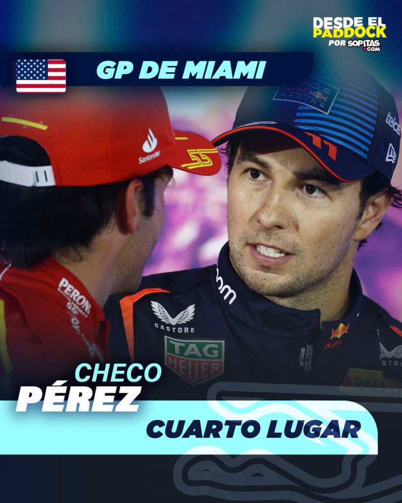 Checo en el GP de Miami