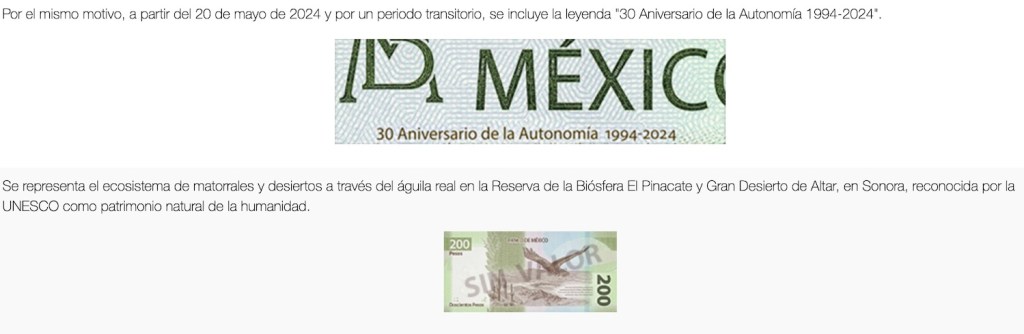 el detalle que debes conocer del billete conmemorativo de 200 pesos