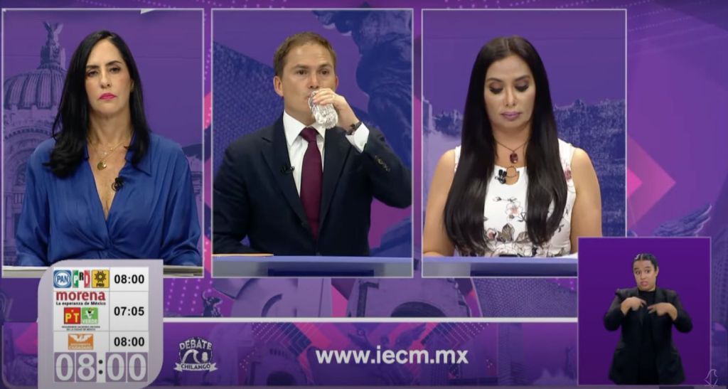 Las y el candidato rumbo a la alcaldía Álvaro Obregón de la CDMX