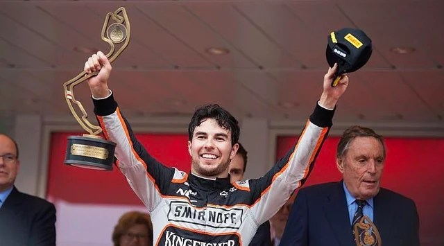 Checo Pérez, tercer lugar del GP de Mónaco