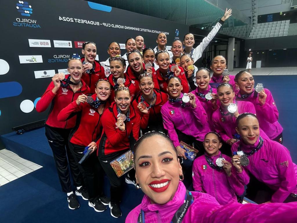 El equipo mexicano de nado artístico que irá a los Juegos Olímpicos 2024