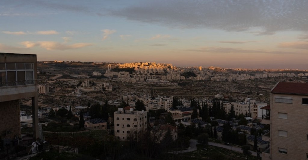 sentamientos israelíes recién construidos ahora rodean la ciudad de Belén, en Cisjordania, el 6 de enero de 2024