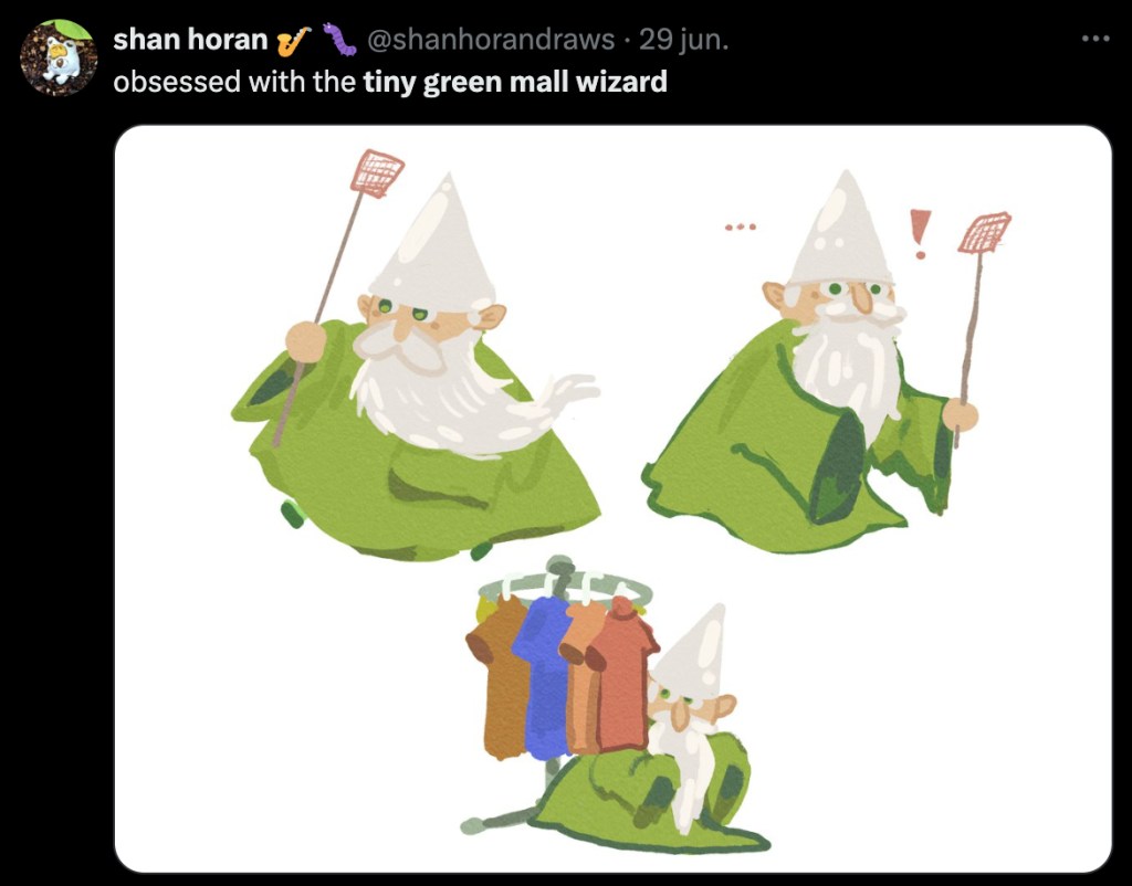 La historia detrás del meme: El pequeño mago verde del centro comercial 