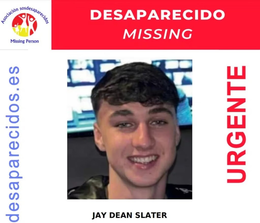 Jay Slater perdido en parque rural de España.