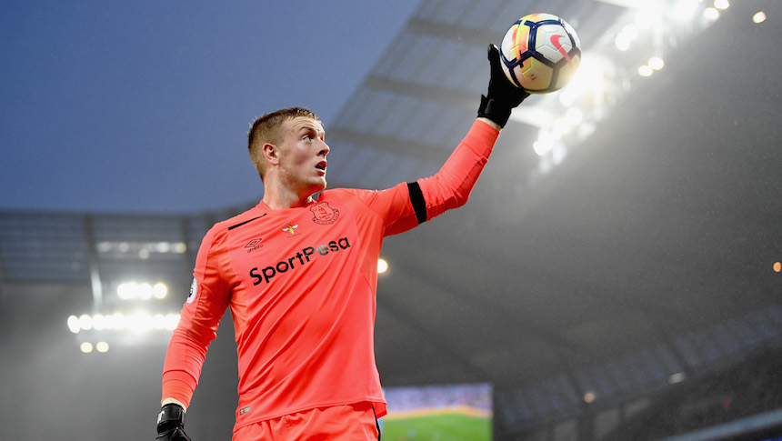 Jordan Pickford, portero del Everton